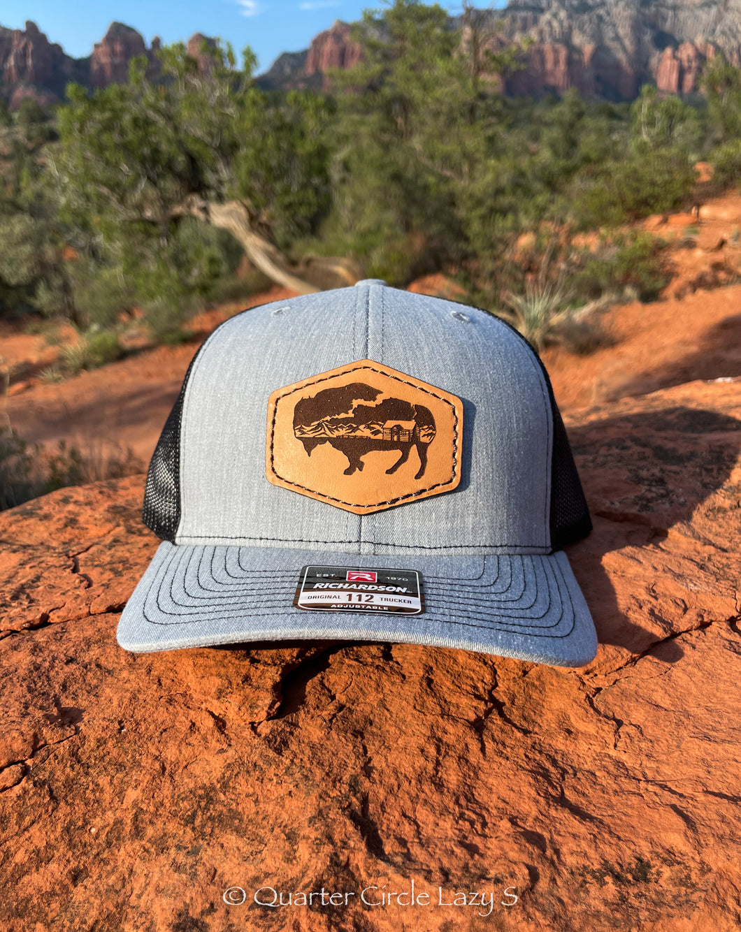 Bison Homestead Trucker Hat - Black